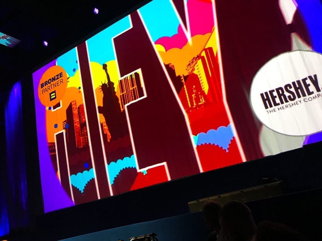 Sponsor Hershey from HRC National Dinner 2018