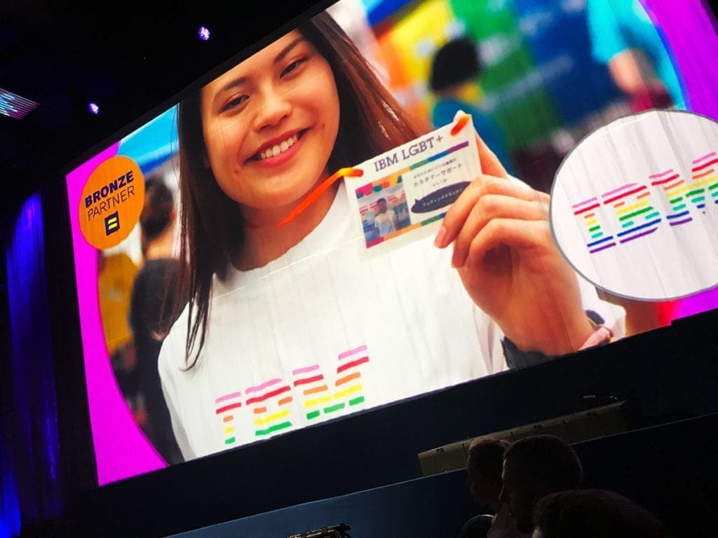 Sponsor IBM from HRC National Dinner 2018