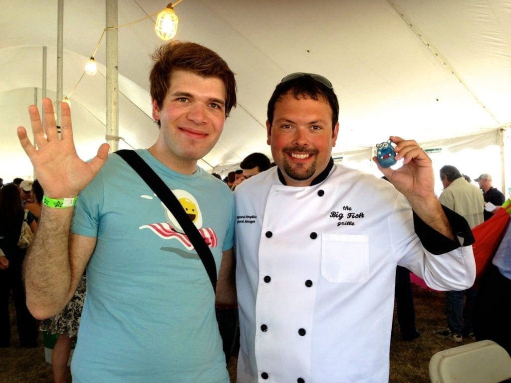 Judges at Crab Soup Cook Off at Maryland Seafood Festival 2013