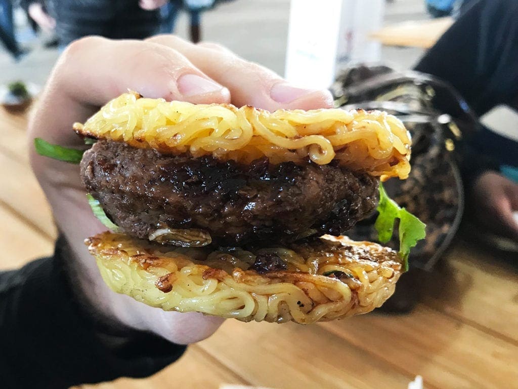 Ramen Burger from Ramen Burger by Keizo Shimamoto at Emporiyum 2018