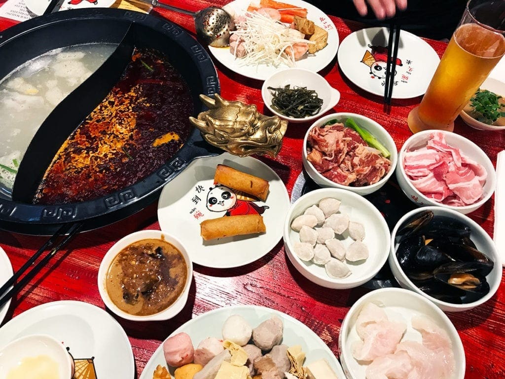 Beautiful Hot Pot at Hot Pot Legend on Rockville Pike Maryland