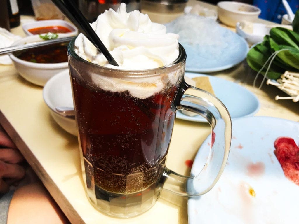 Rootbeer Float from HotSpot Fairfax Virginia