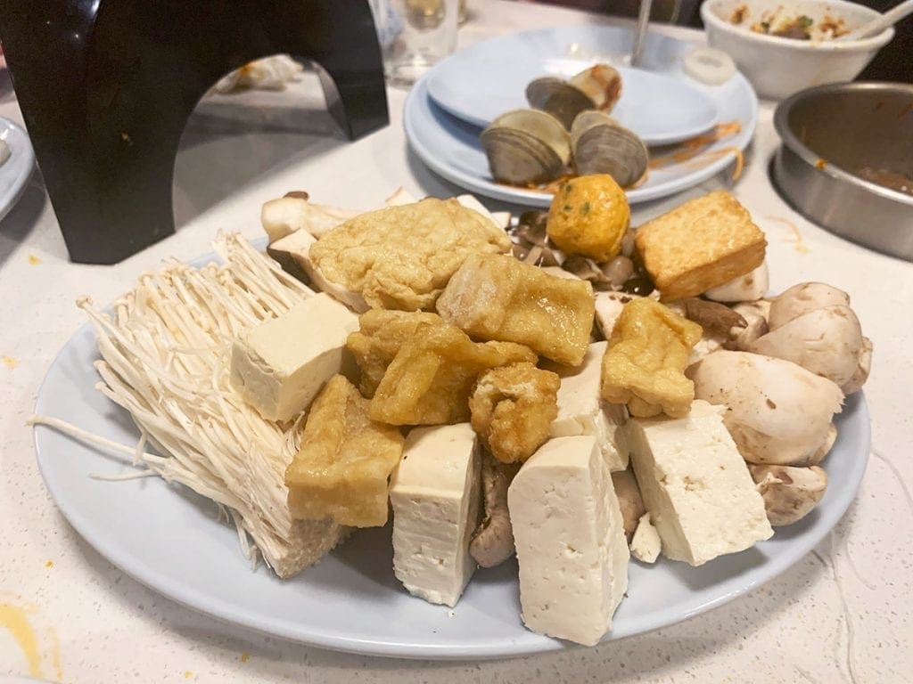 Tofu and Mushrooms from HotSpot Chantilly NOVA Virginia
