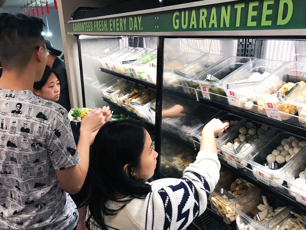 Veggie Stand from Hot Pot Legend on Rockville Pike Maryland