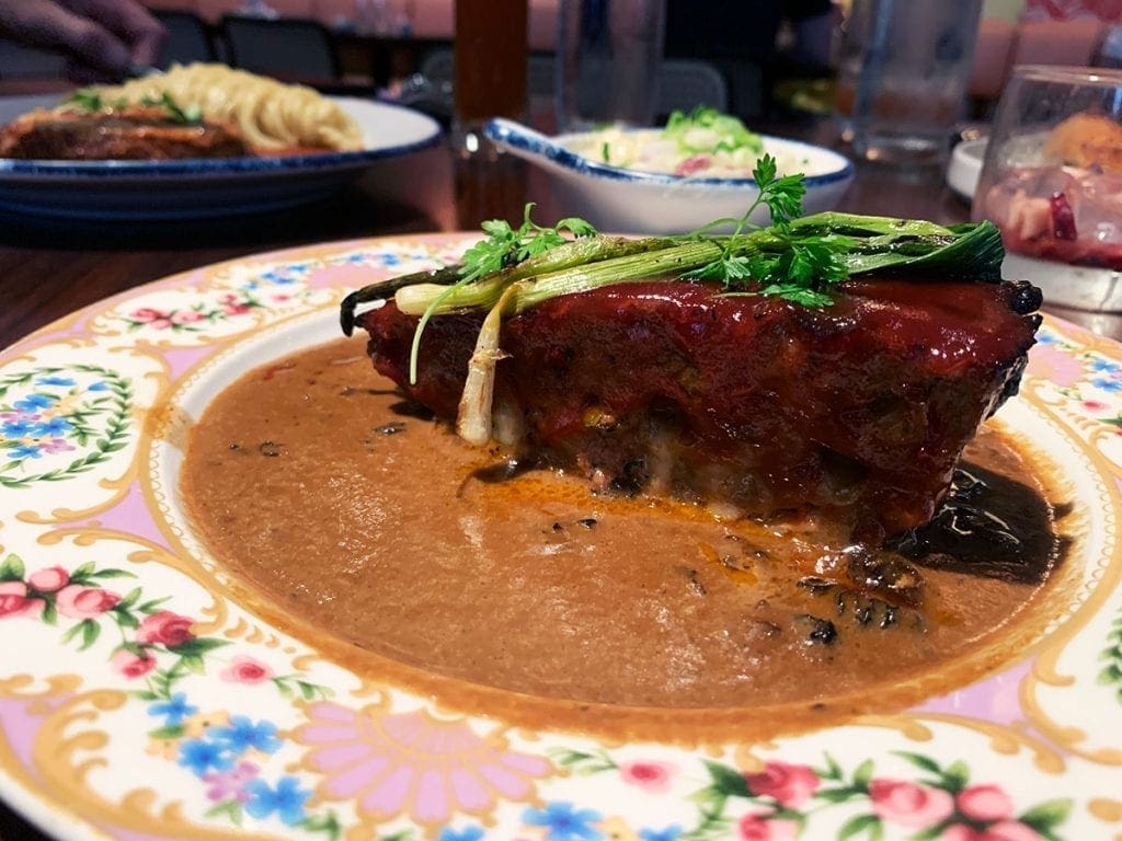 Meatloaf from Unconventional Diner in Shaw Downtown Washington DC