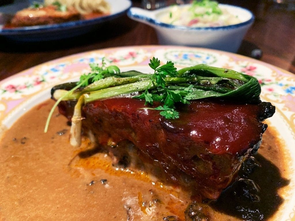 Meatloaf at Unconventional Diner in Shaw Downtown Washington DC