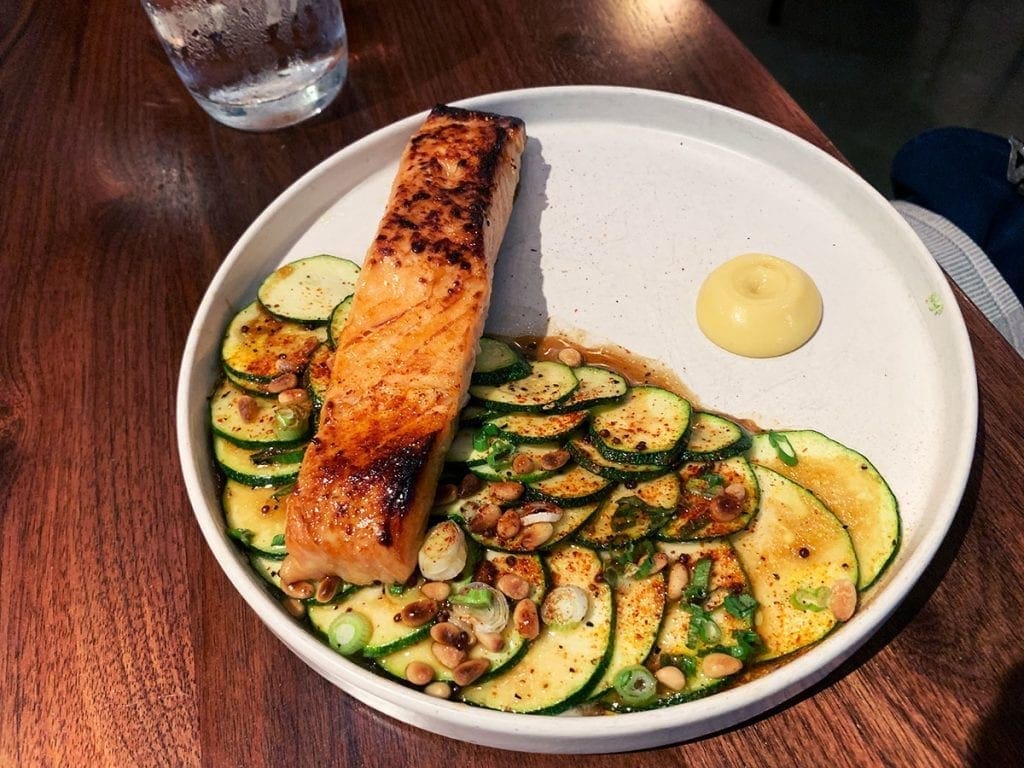 Miso Salmon from Unconventional Diner in Shaw Downtown Convention Center Washington DC