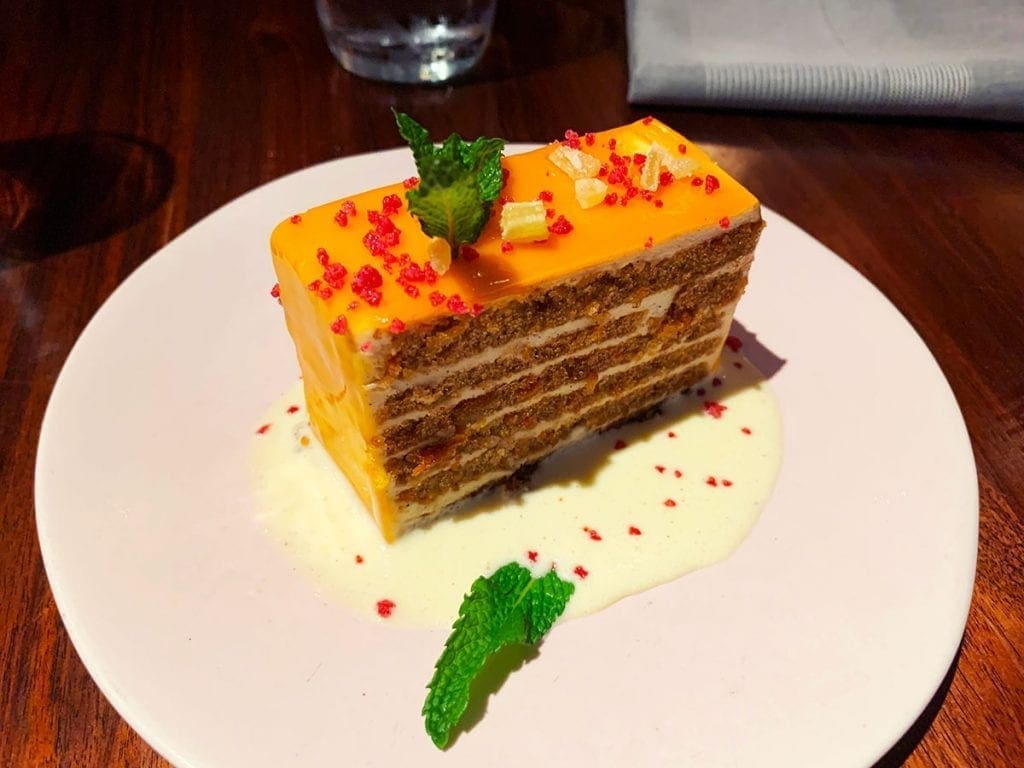 Smith Island Carrot Cake from Unconvential Diner in Shaw Downtown Washington DC