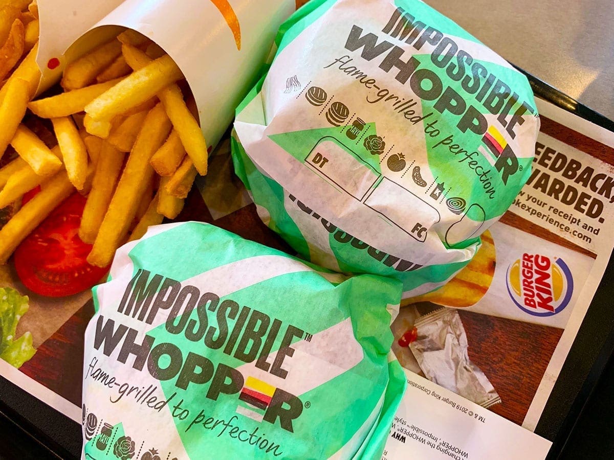 Impossible Whopper from Burger King