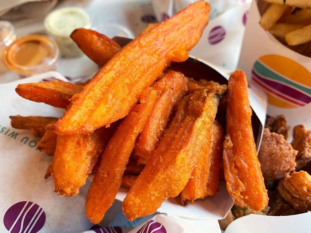 Sweet Potato Fries at PLNT Burger in Downtown Silver Spring