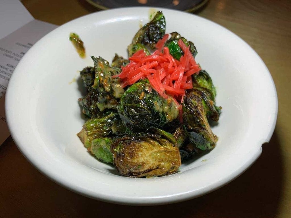 Fried Brussels Sprouts from Haikan in Shaw Washington DC