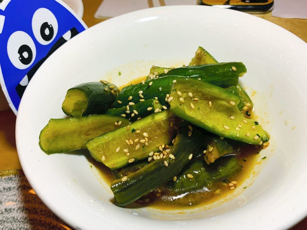 Smashed Cucumbers from Haikan in Shaw Washington DC