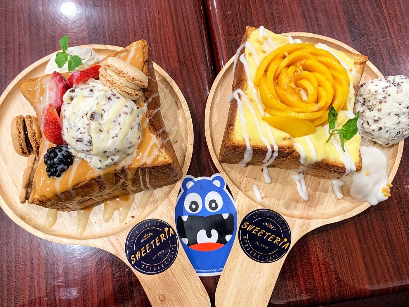 Thai Toast Desserts from Sweeteria in Downtown Silver Spring Maryland